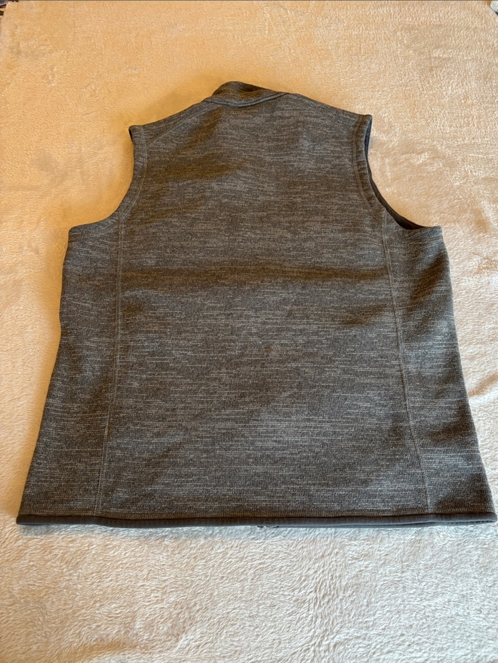 Patagonia Men’s Better Sweater Full Zip Fleece Vest Nickel Gray L EUC - Picture 5 of 7
